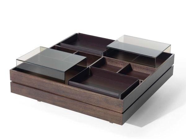 Wooden coffee table with storage space | St. Germain by Ditre Italia