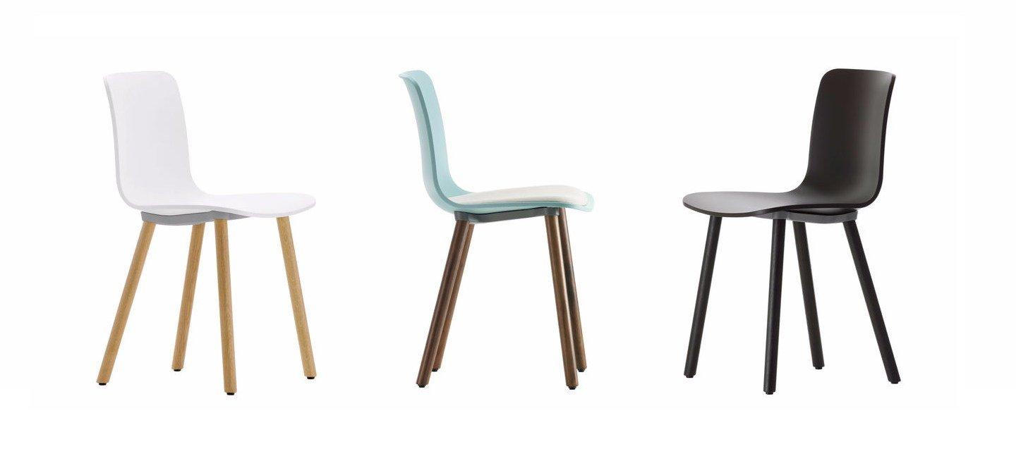 Wooden chair | Hal Wood by Vitra