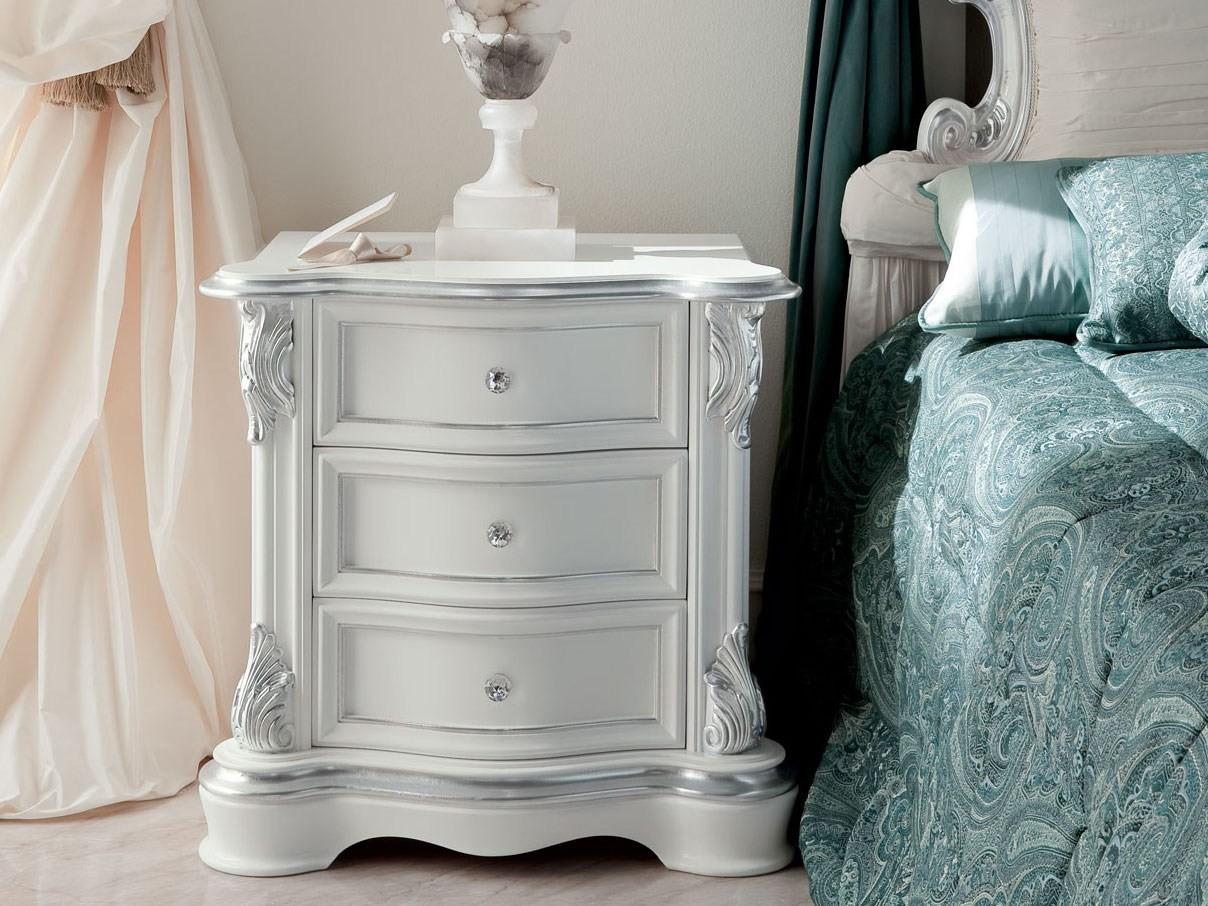 Rectangular bedside table with drawers | 13206 by Modenese Gastone