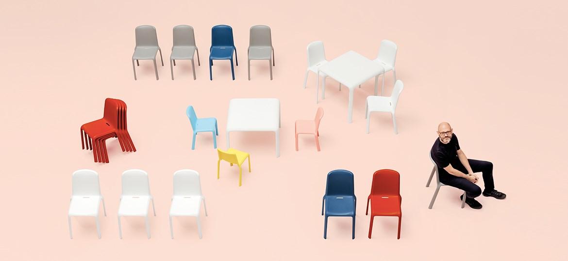 Stackable polypropylene kids chair | Snow 303 Jr by Pedrali