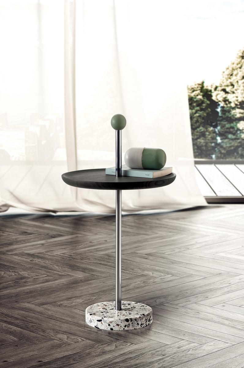 Round wooden coffee table | Contralto by Pianca