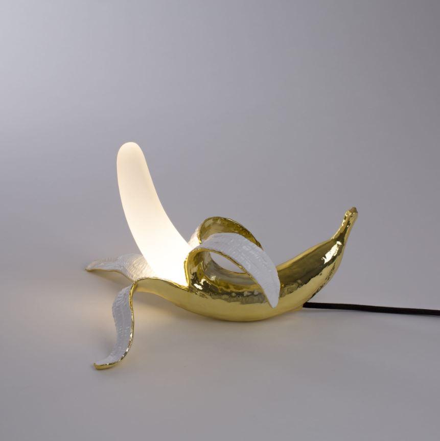 Glass and resin table lamp | Banana Lamp Dewey by Seletti
