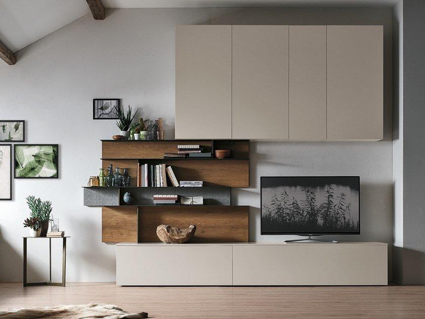 Sectional storage wall | Unit A078 by Tomasella