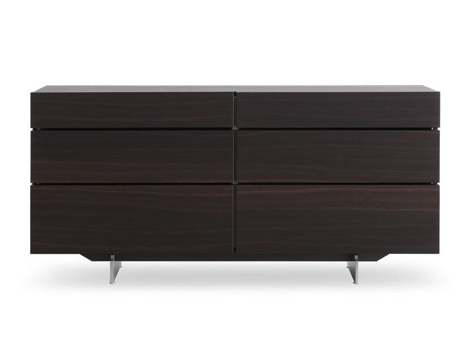 Oak chest of drawers | Pandora Night by Poliform