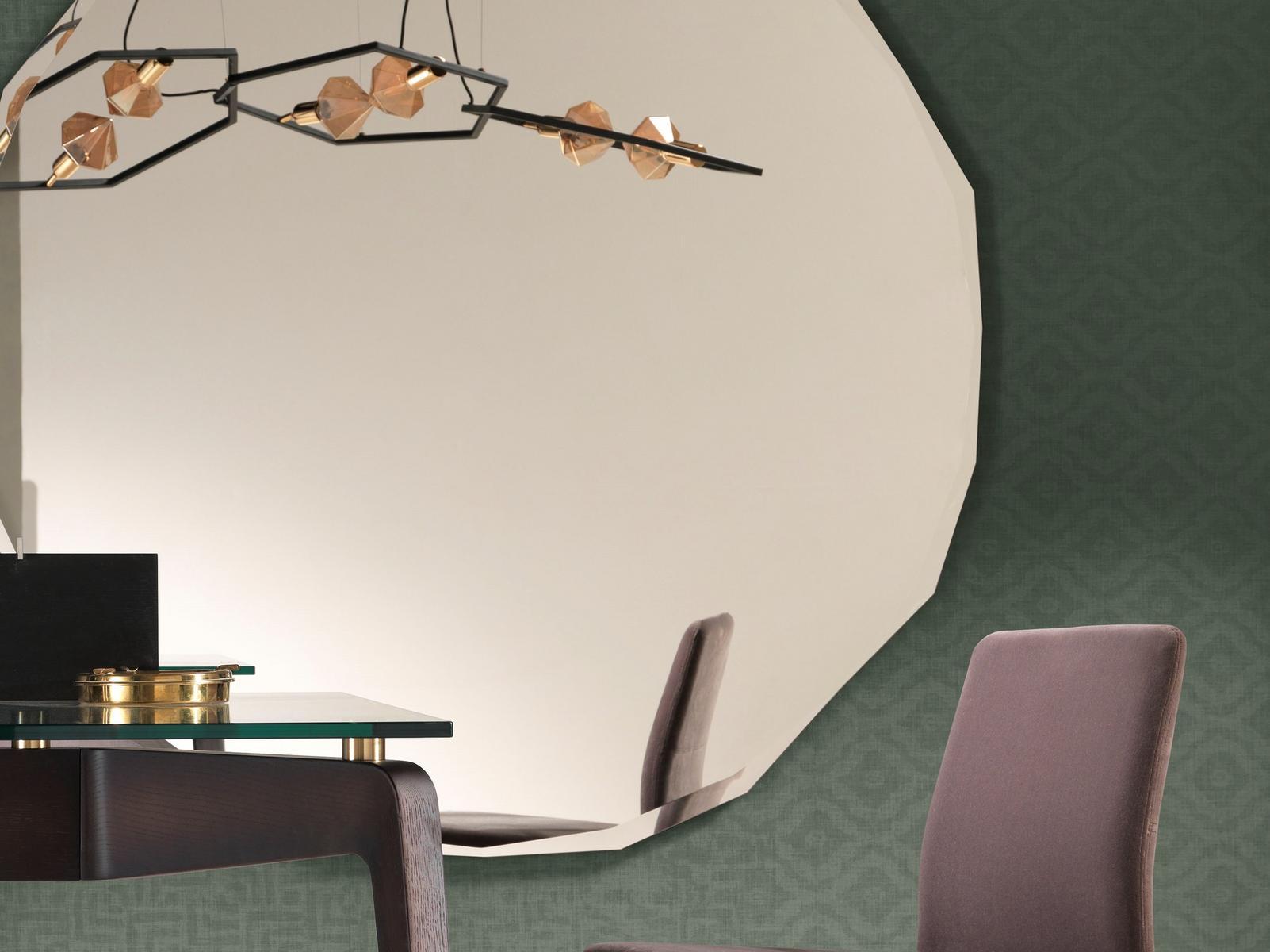 Round wall-mounted mirror | Pandora by Riflessi