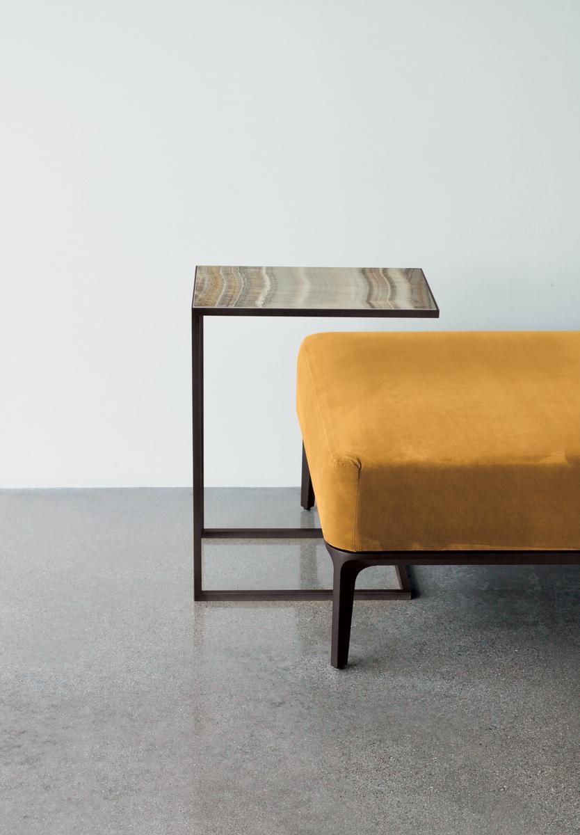 Rectangular ceramic side table | Quadro by Sovet