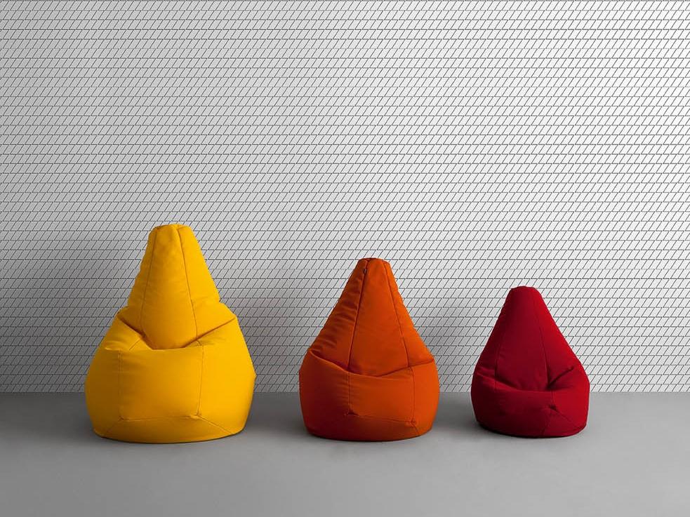 Upholstered bean bag | Sacco Medium by Zanotta