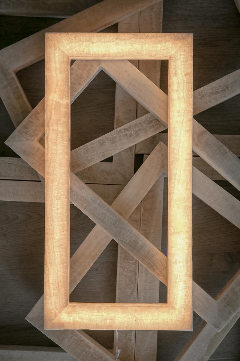 LED onyx wall light | Uffizi by Contardi