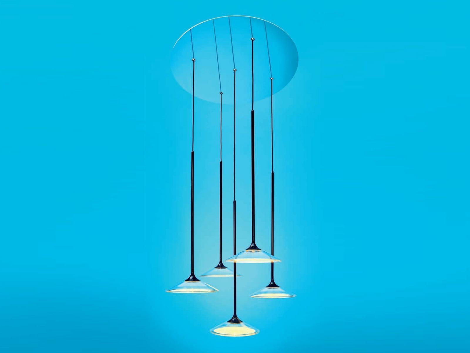 LED direct light methacrylate pendant lamp | Orsa by Artemide