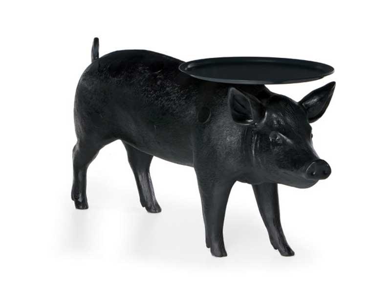 Glass-fibre coffee table for living room | Pig Table by Moooi