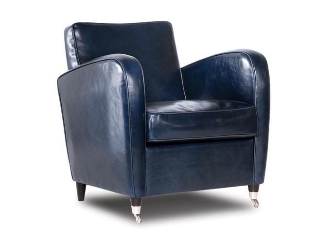 Leather armchair with armrests | Charmine by Baxter