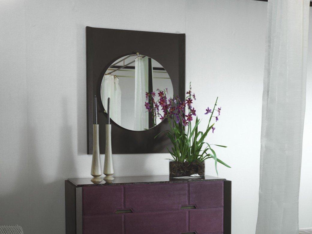 Framed wall-mounted wooden mirror | Lepanto by Ezio Bellotti
