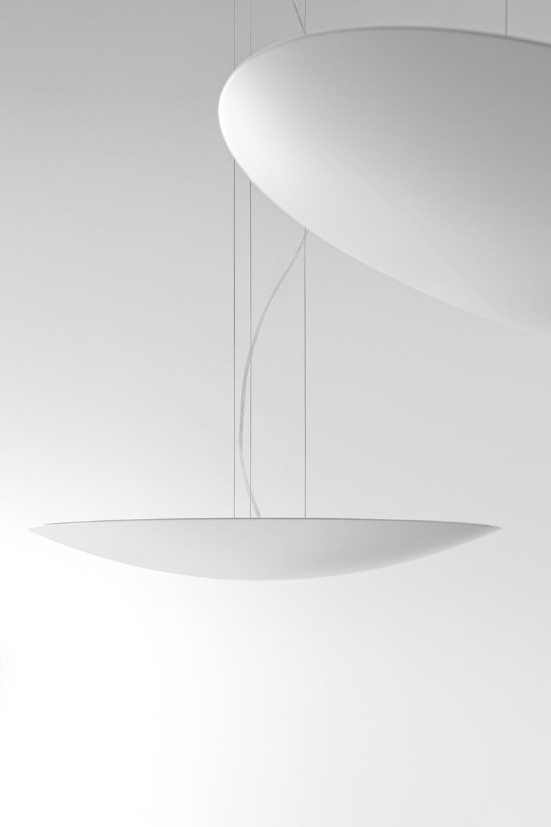 LED indirect light pendant lamp | Gong by Panzeri