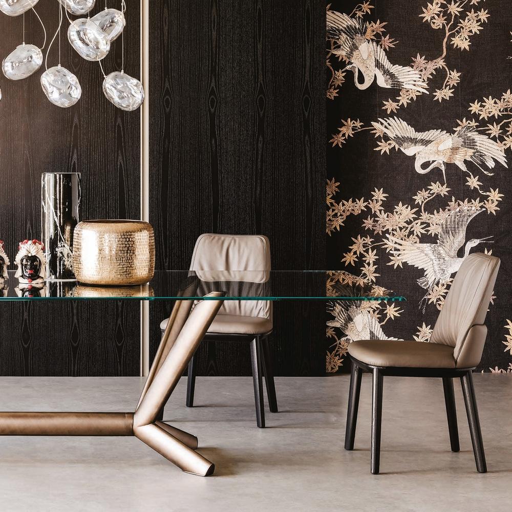 Oval veneer table | Planer by Cattelan Italia