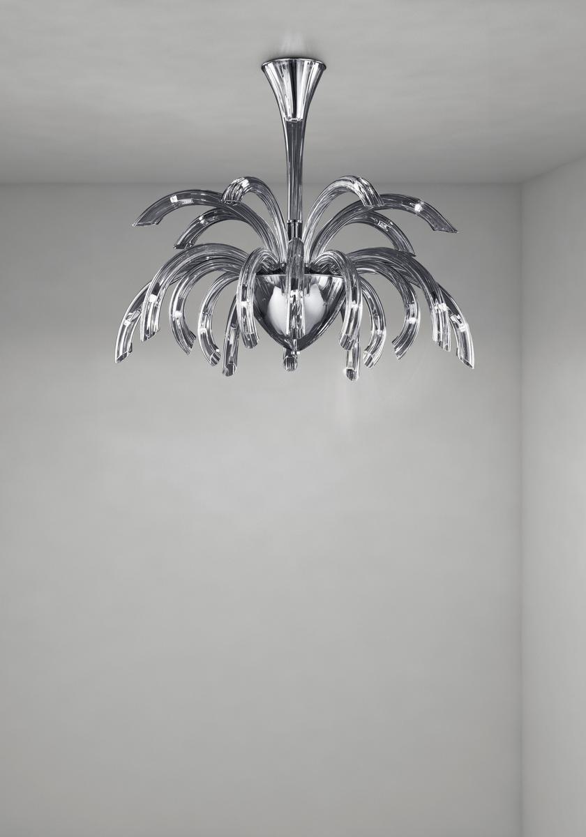 Glass chandelier | Phoenix by Sylcom