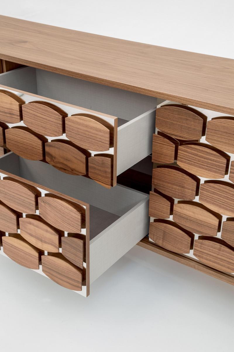 Wood veneer TV cabinet / sideboard | Honey by Tonin Casa