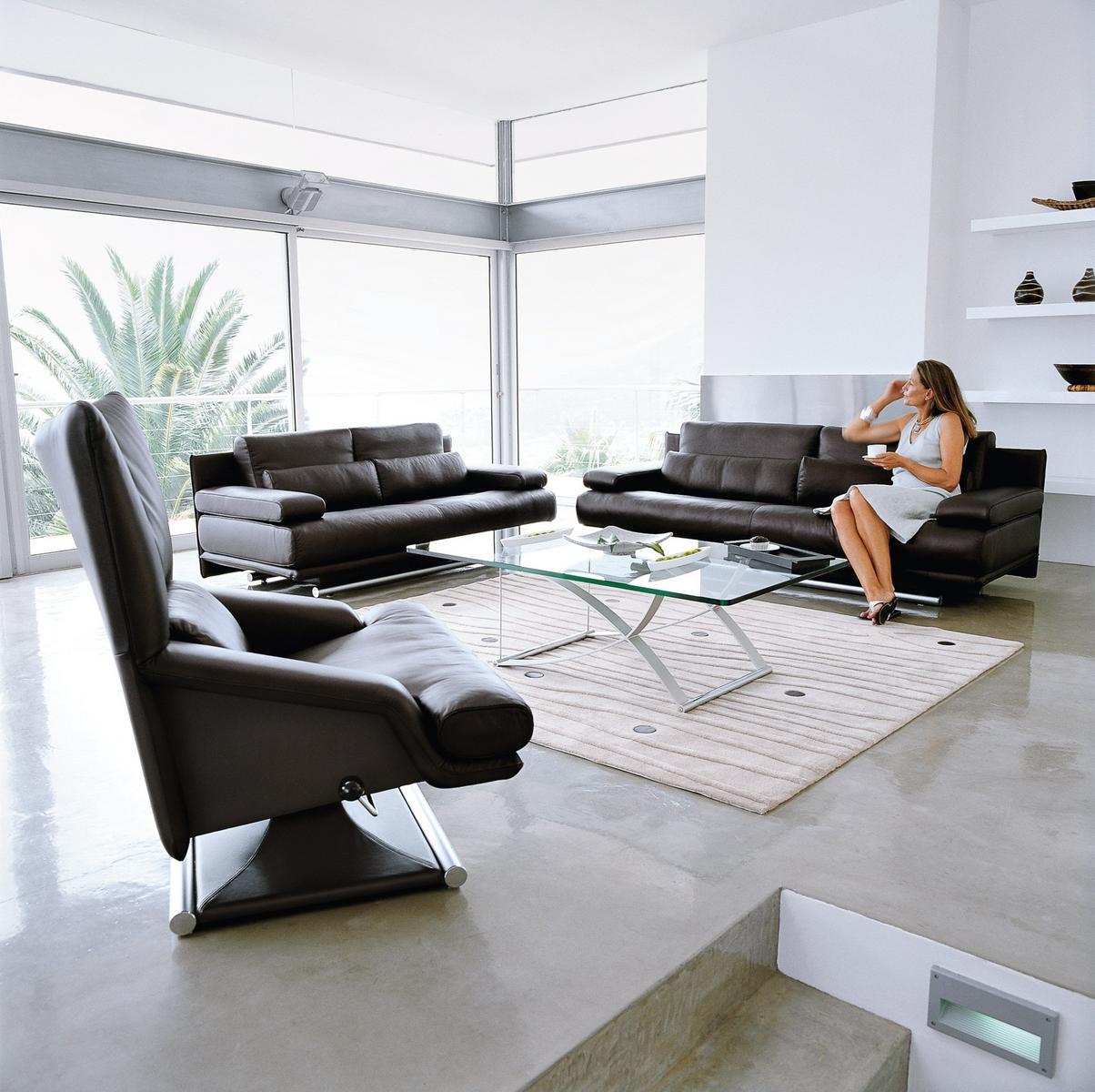 Leather sofa | 6500 by Rolf Benz