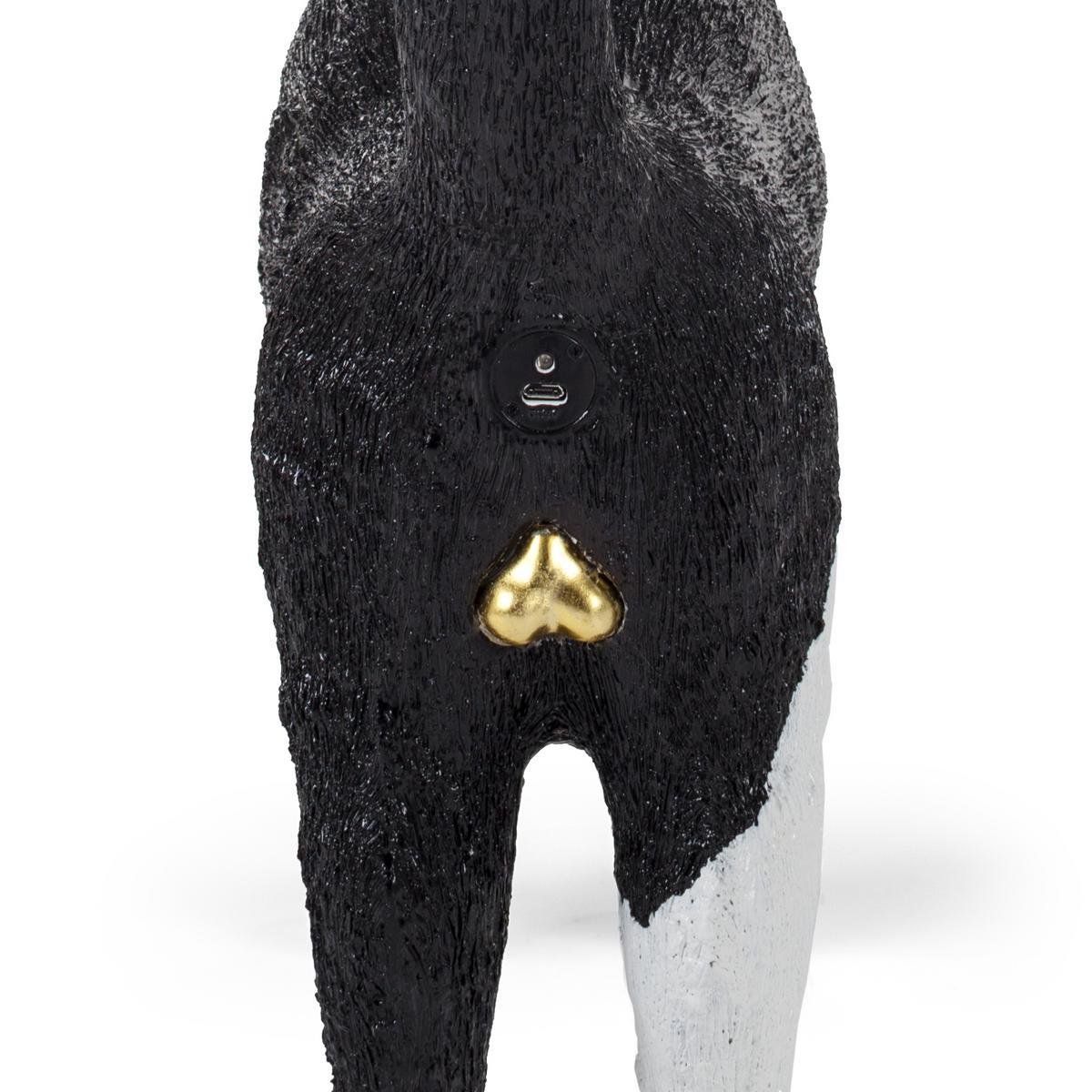 LED resin table lamp with USB charging | Jobby The Cat by Seletti