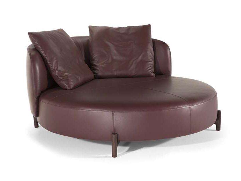 Leather day bed | Amalia by Natuzzi Italia