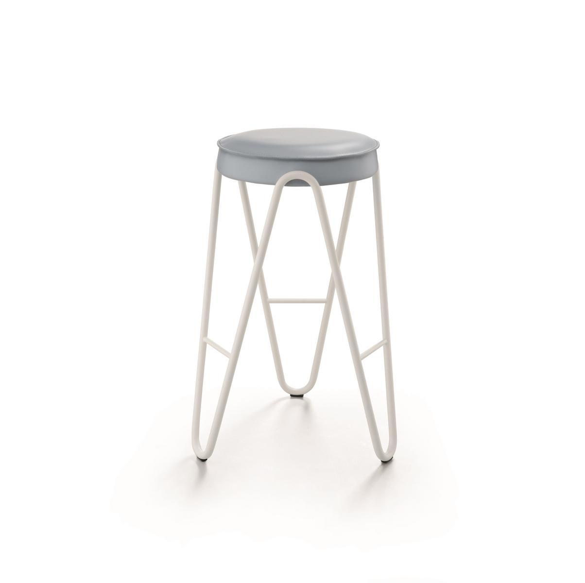 Contemporary style upholstered barstool | Apelle Jump by Midj