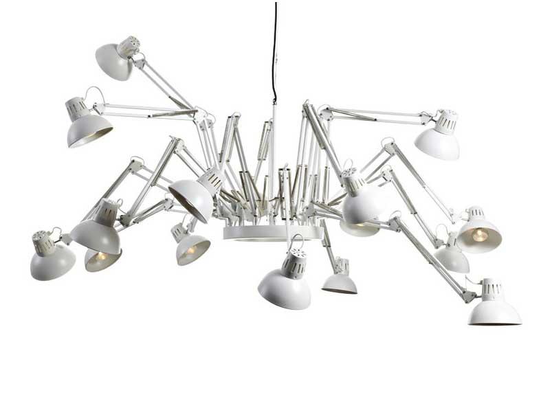 Adjustable steel pendant lamp | Dear Ingo by Moooi