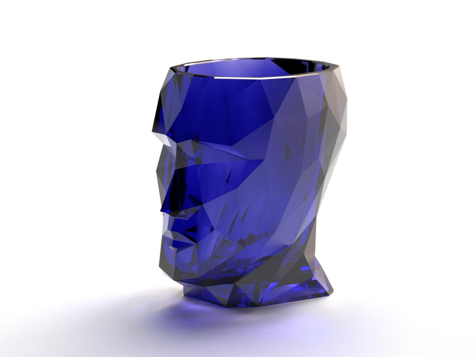 Polycarbonate vase | Adan Nano Glossy by Vondom