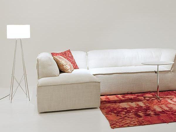 Chrome plated floor lamp | Ray F by Flos