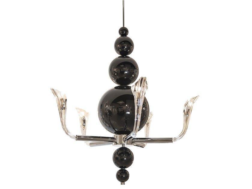 Indirect light glass pendant lamp | Tears From Moon H5 by Ilfari