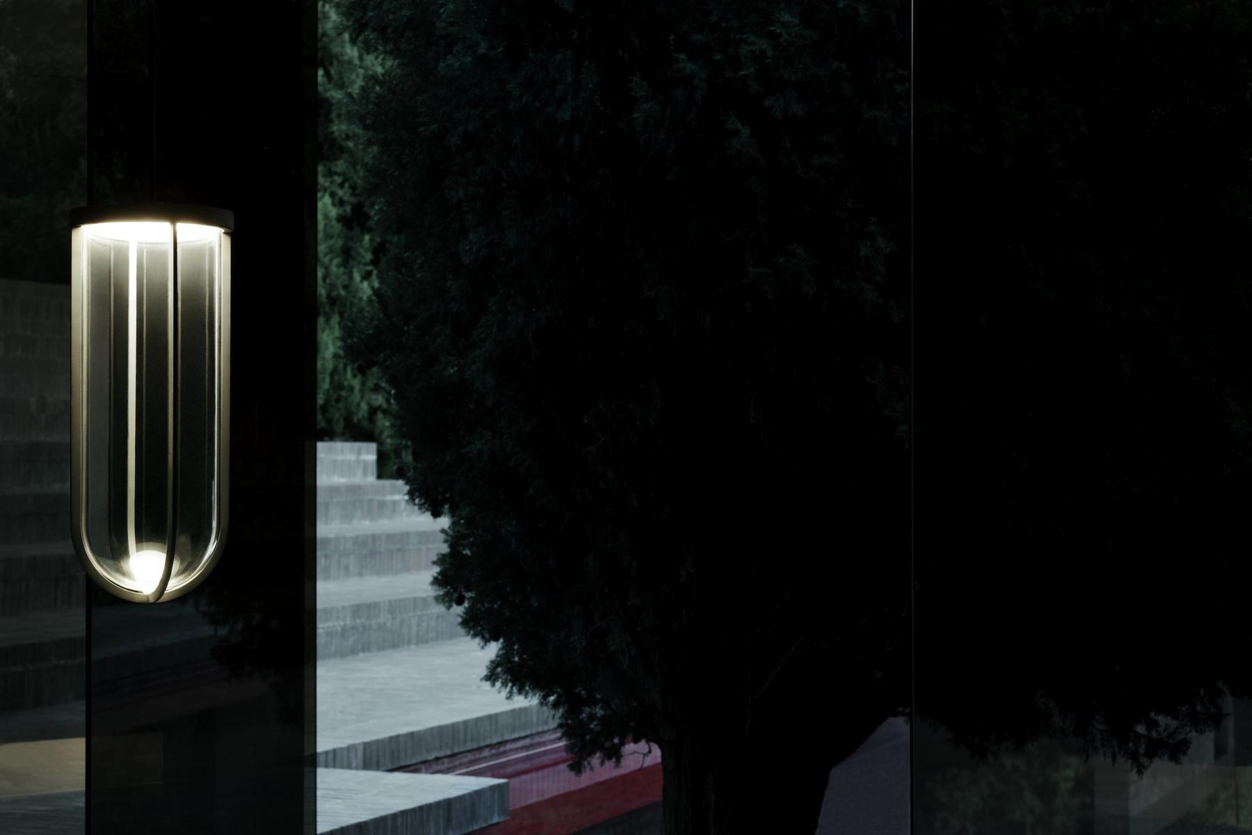 LED powder coated aluminium outdoor pendant lamp | In Vitro by Flos
