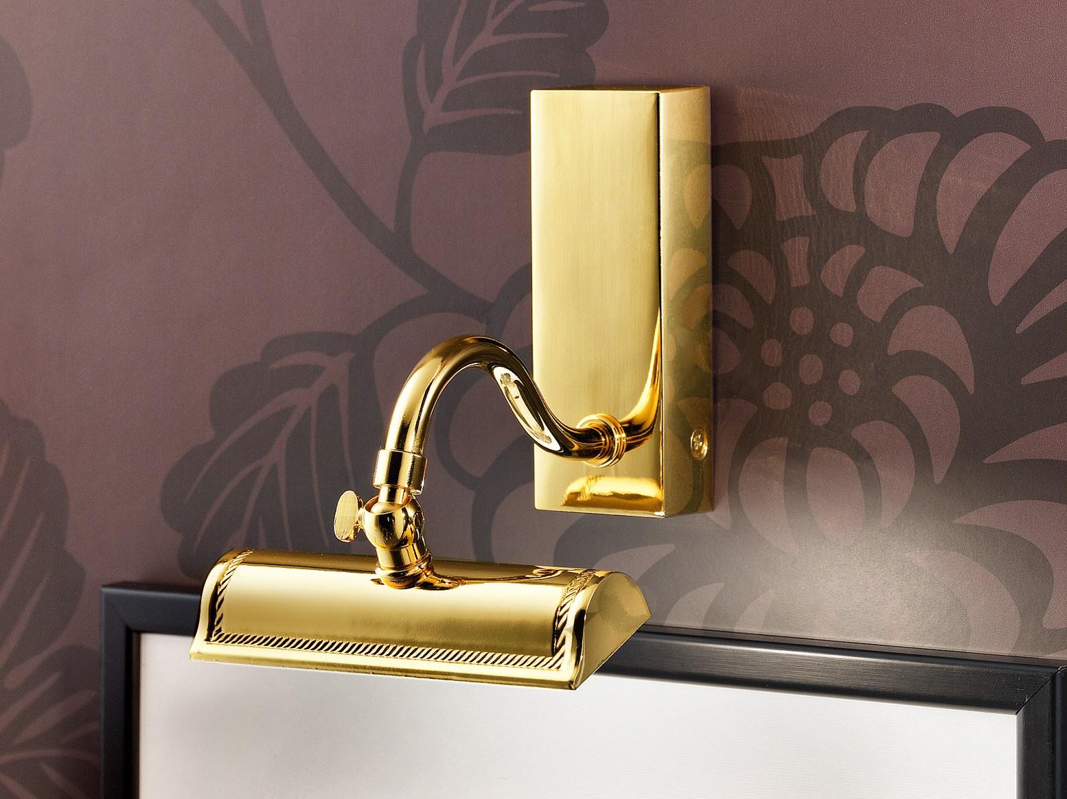 Incandescent metal wall lamp | Brass & Spots Ve 868 G / 868 P by Masiero