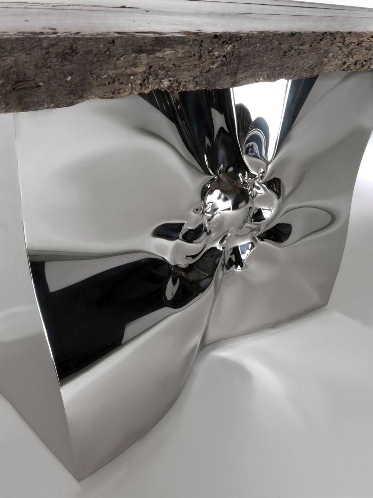 Rectangular wood table | Riflessi by Riva 1920