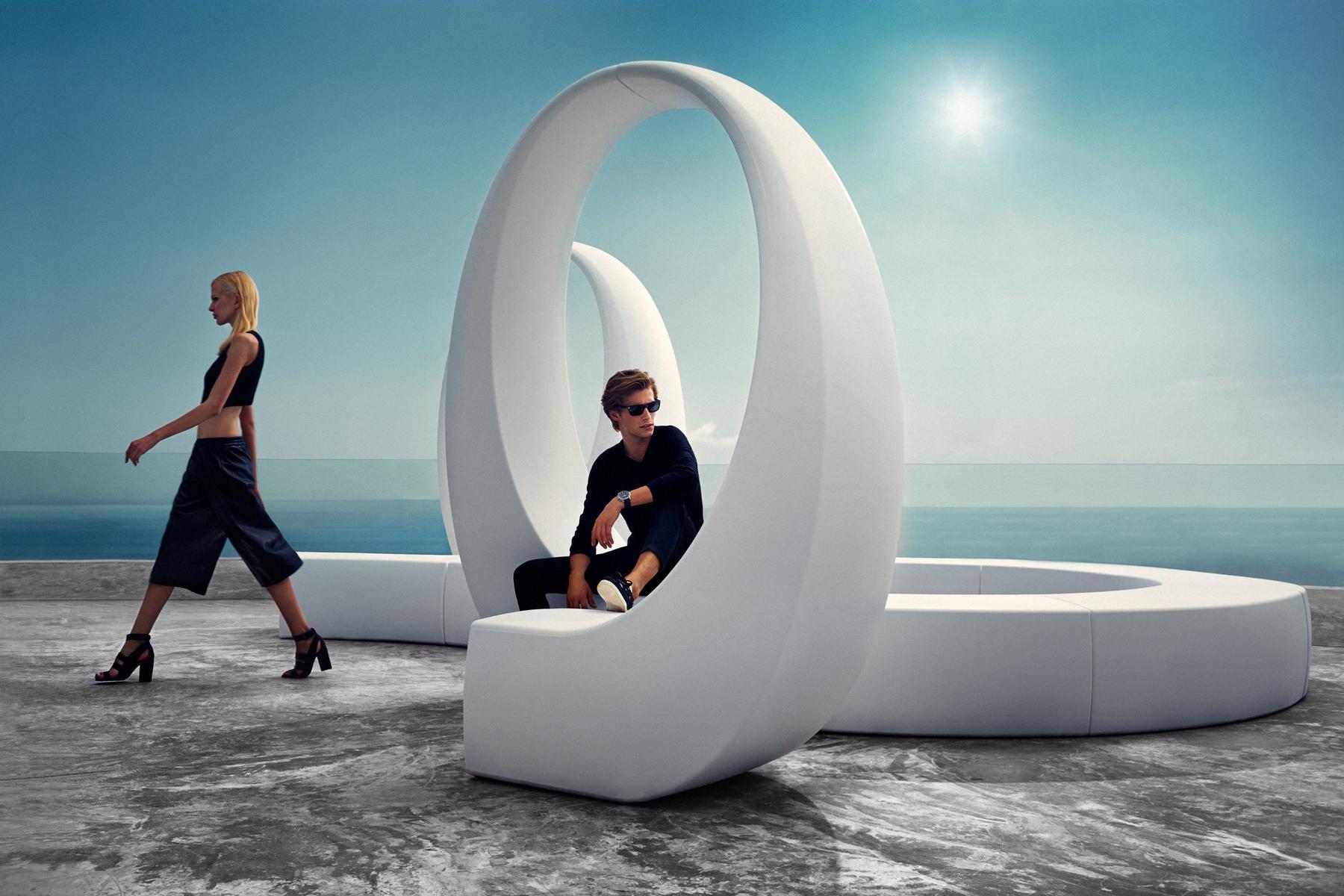 Modular polyethylene garden sofa | And by Vondom