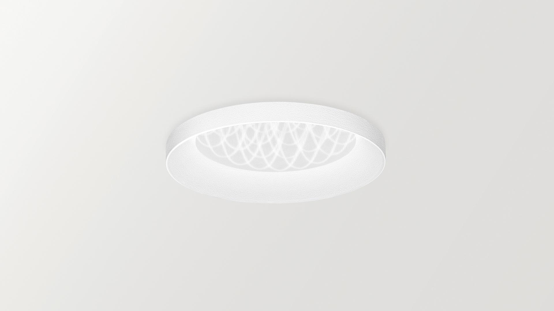 Recessed LED ceiling lamp | Stram Mini Prismatic by Arkoslight