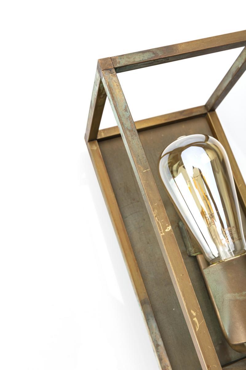 Industrial wall lamp with cover plate | Cubic by Moretti