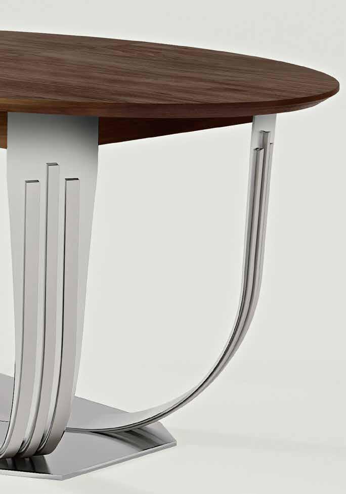 Extending rosewood dining table | Roger by Martini interiors