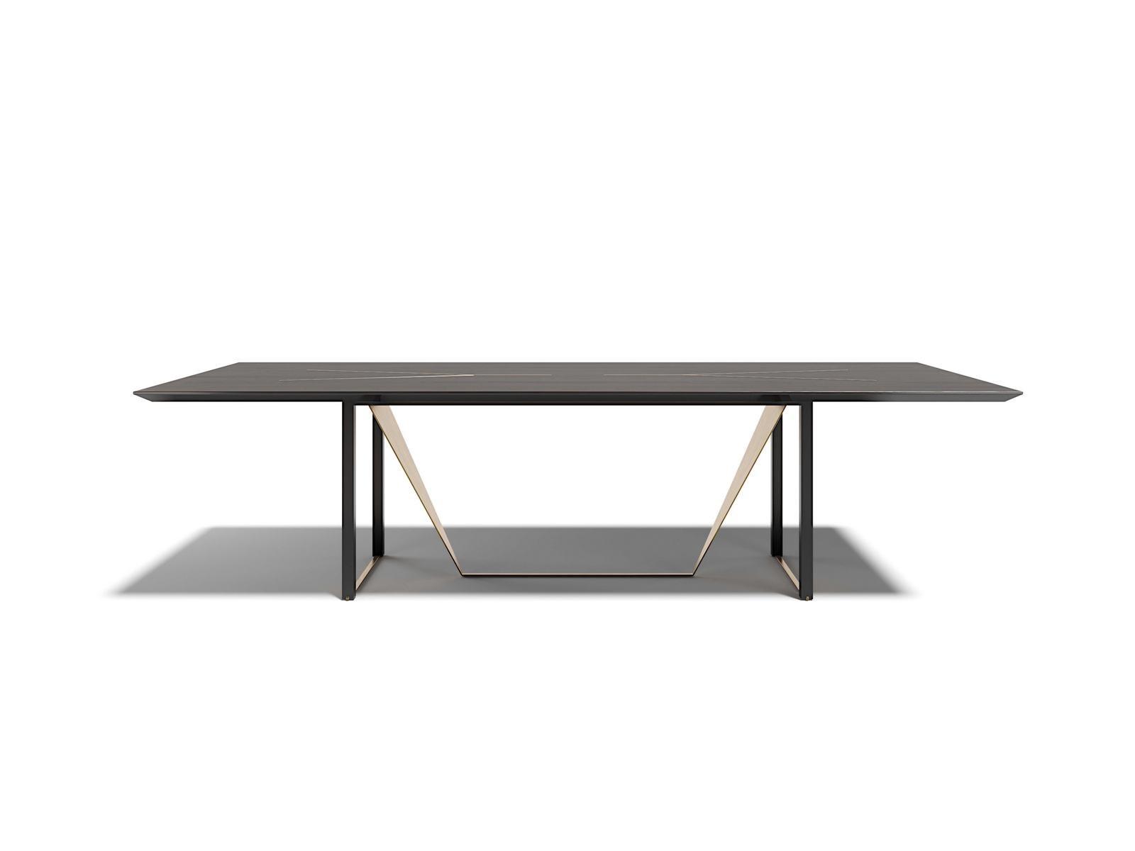 Rectangular wooden dining table | Prisma by Capital Collection