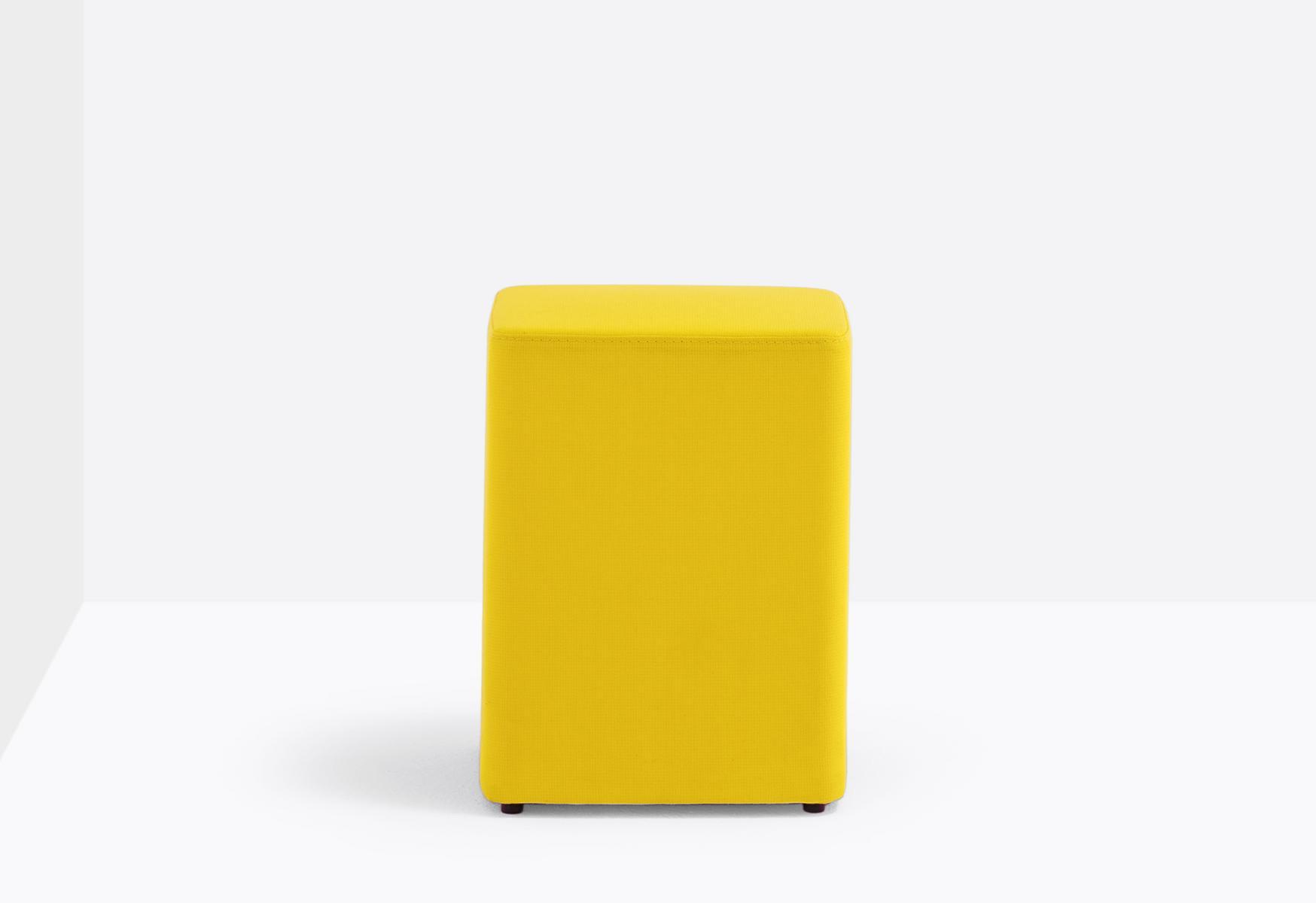 Square fabric pouf | Wow 320 by Pedrali