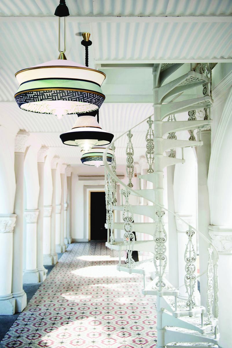 Pendant lamp | Calypso Xl Antigua by Contardi