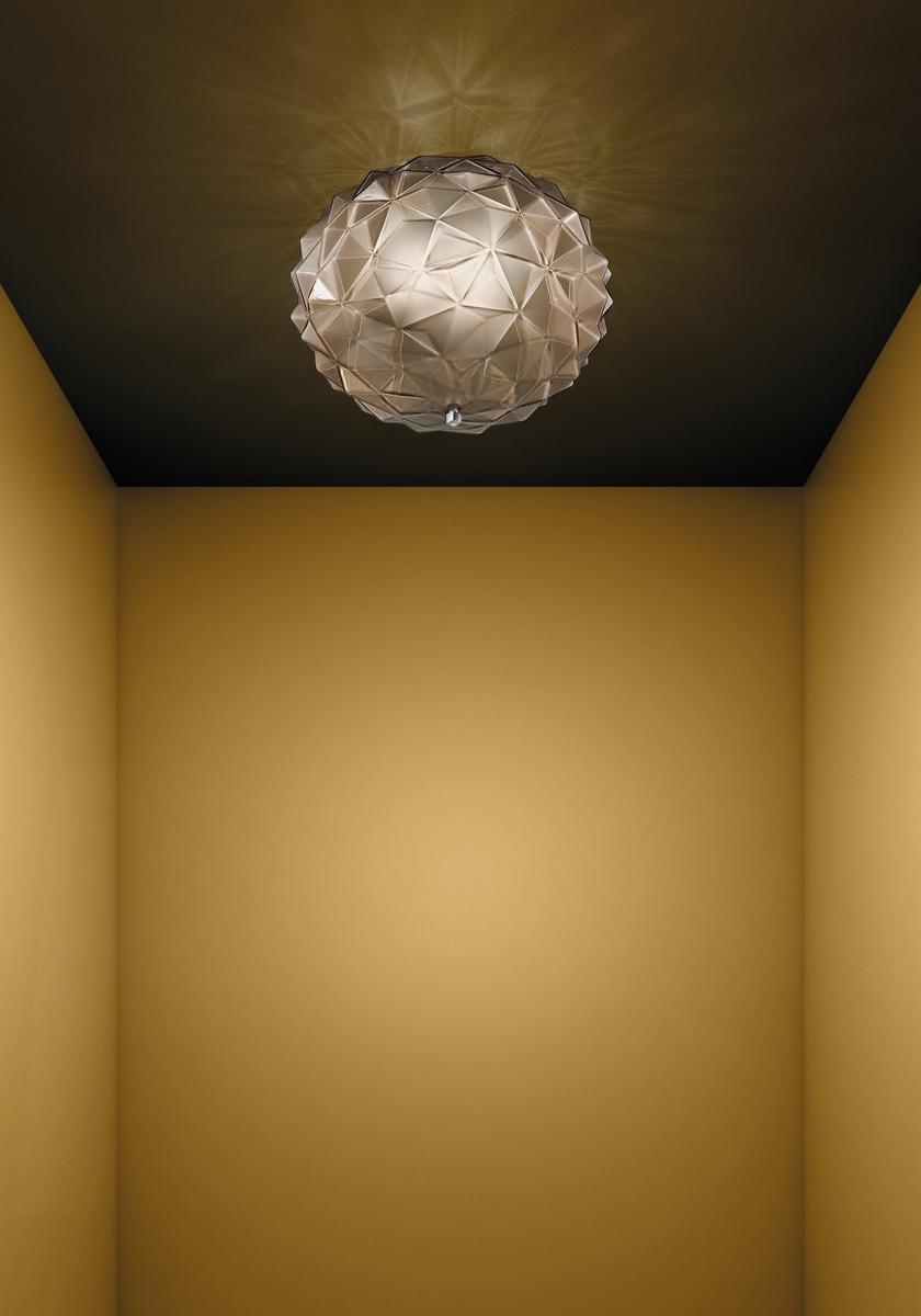 Glass ceiling light | Emisphera by Sylcom