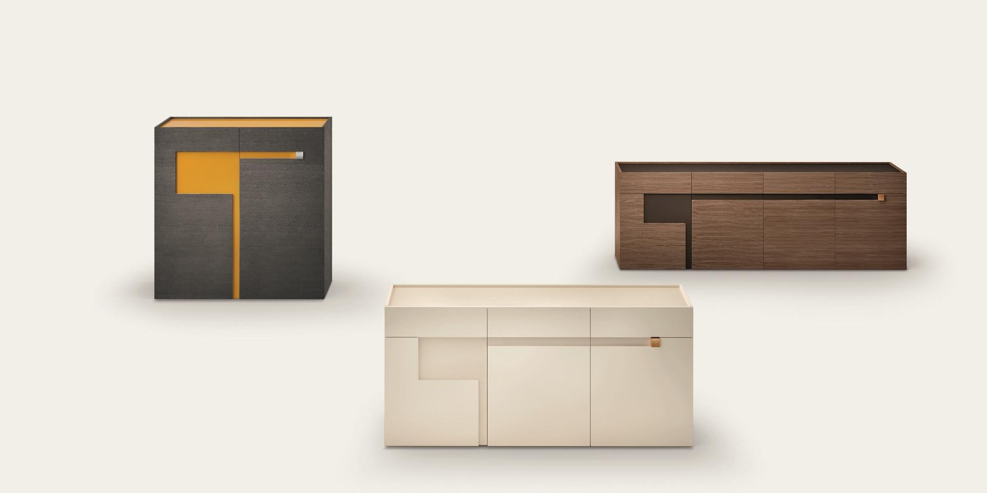 Wooden highboard | Logos by Pianca