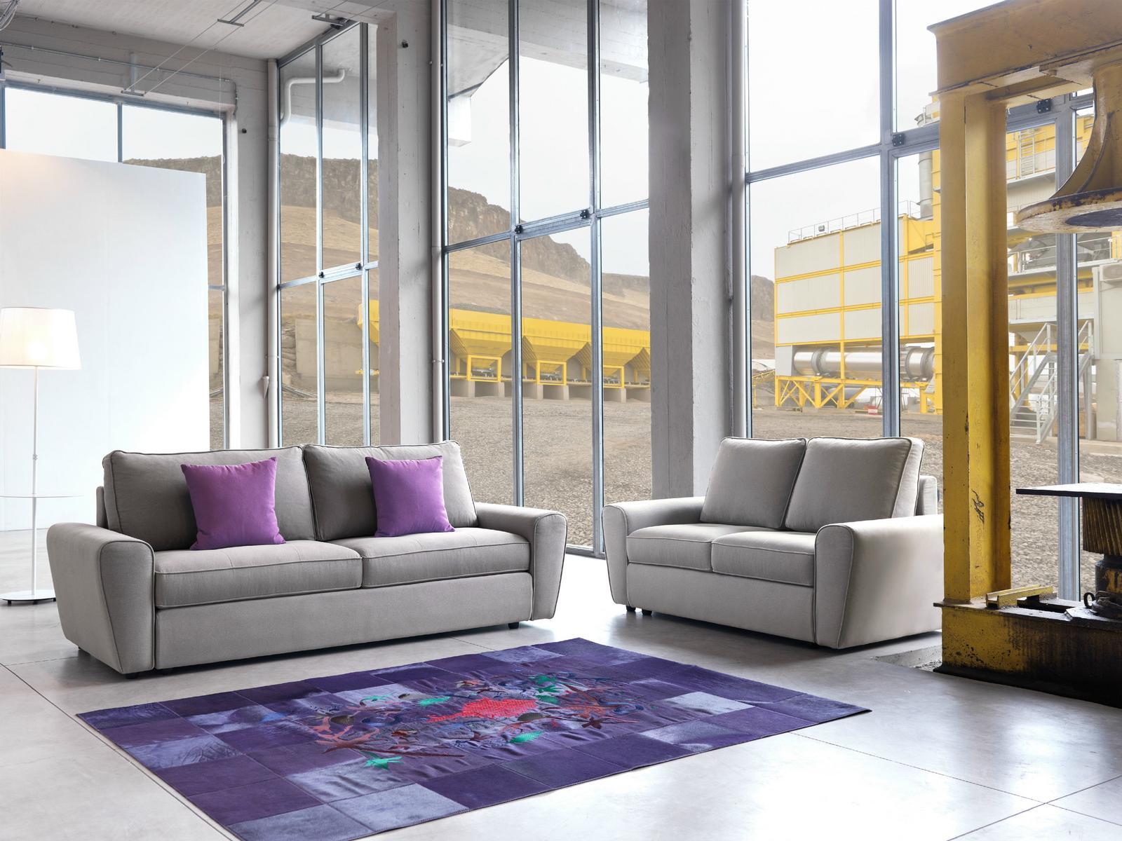 Sectional fabric sofa | Duffy by Domingo salotti