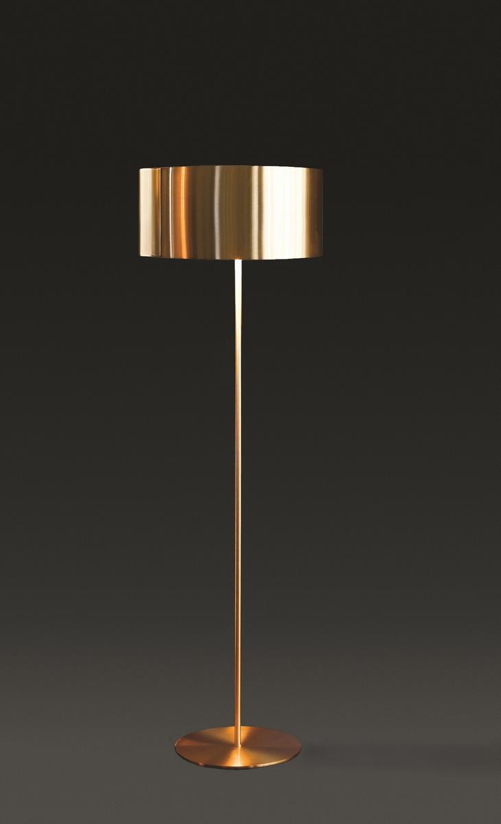Direct-indirect light metal floor lamp | Switch - 306 by Oluce