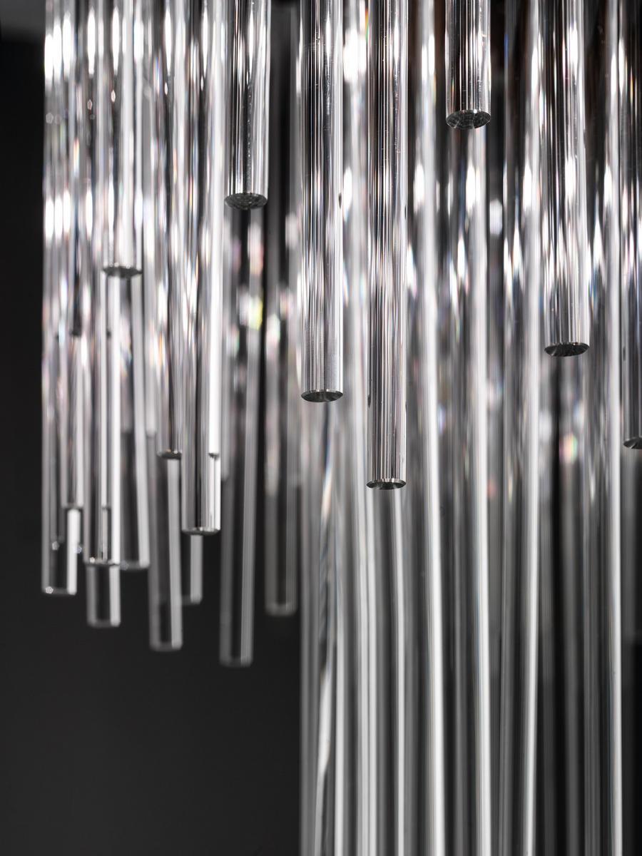 Glass chandelier | Diadema Sp C2 by Vistosi