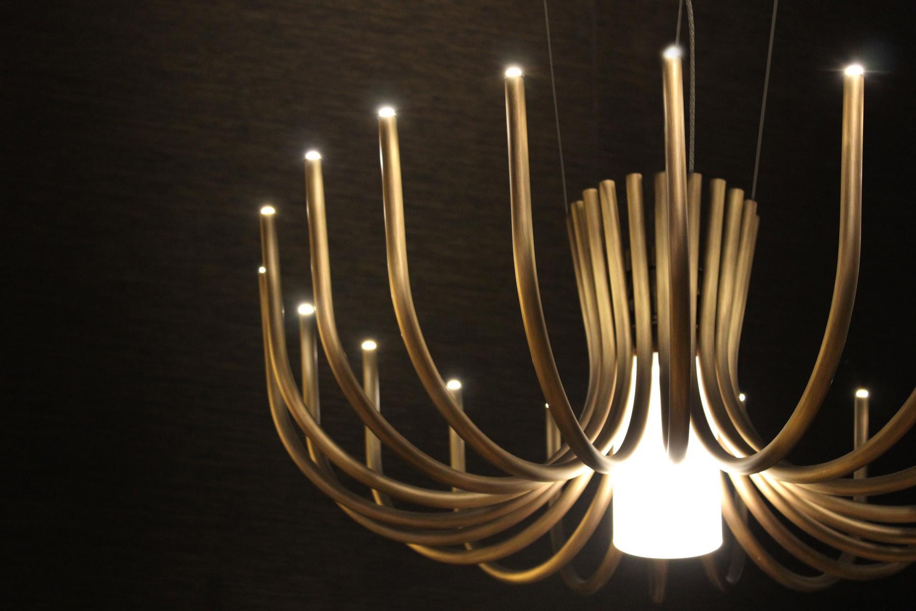 LED metal chandelier | Stardust Small by Contardi