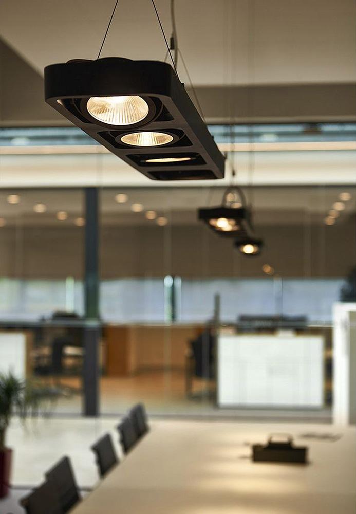 Aluminium pendant lamp in a contemporary style | Lynah by SLV