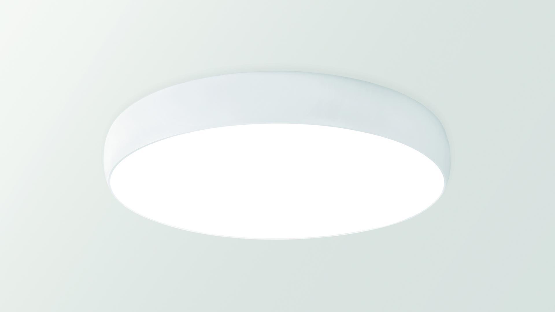 LED ceiling lamp with dimmer | Drum 90 by Arkoslight