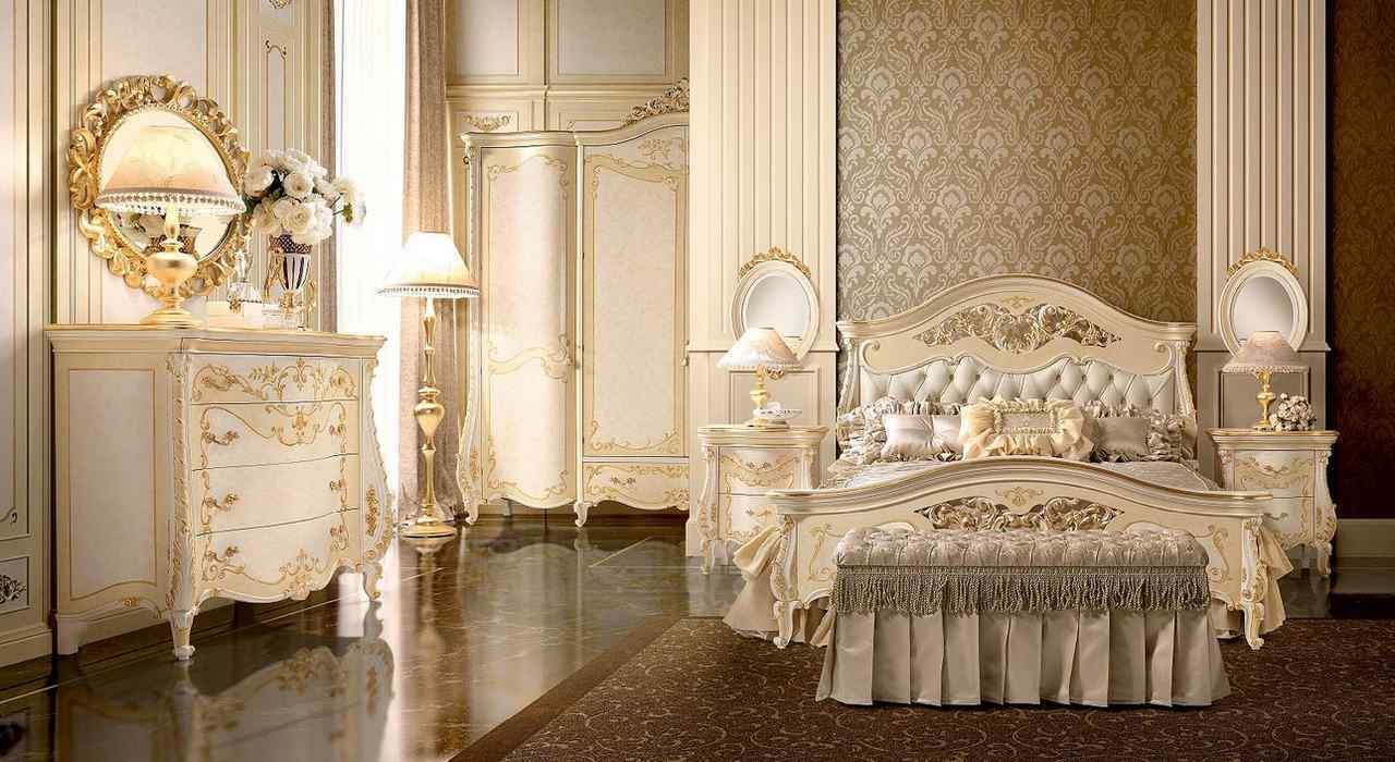 Solid wood bedroom set in a classic style | Portofino by Signorini Coco