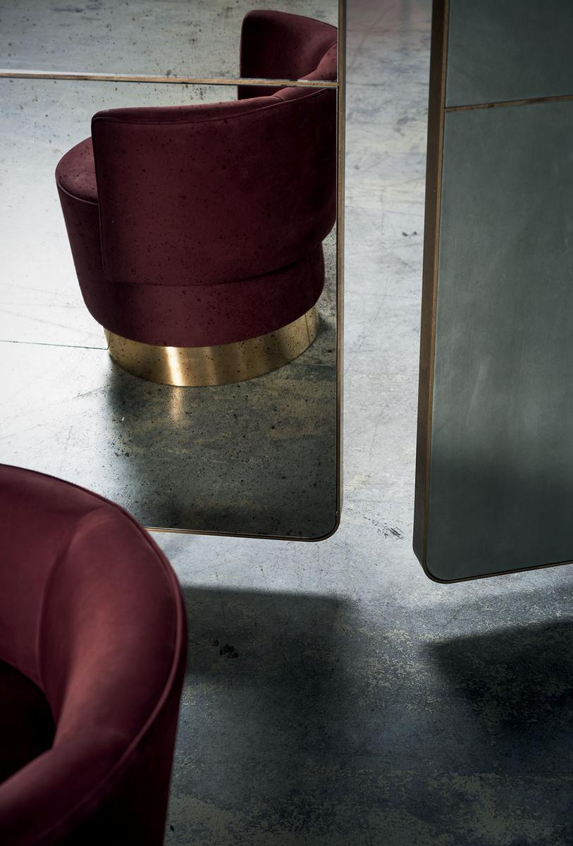 Leather easy chair | Anais by Baxter