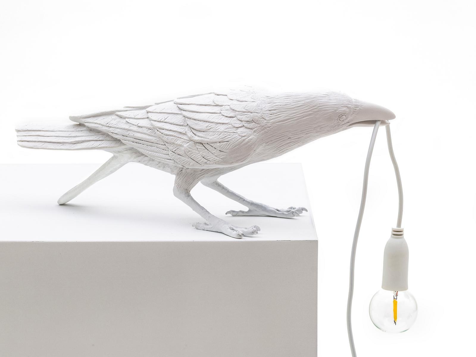 LED resin table lamp | Bird Lamp Playing by Seletti