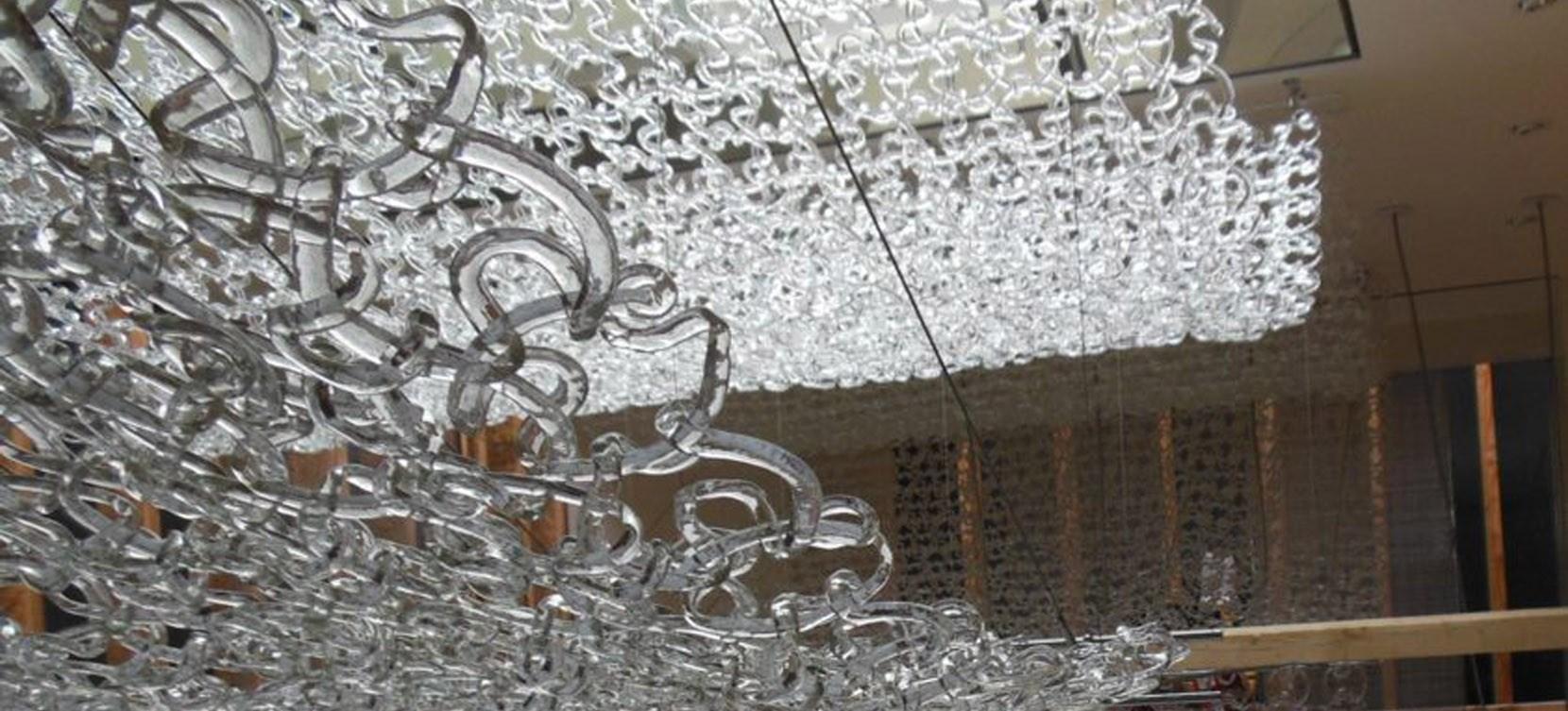 Glass pendant lamp | Giogali 3d Sp by Vistosi